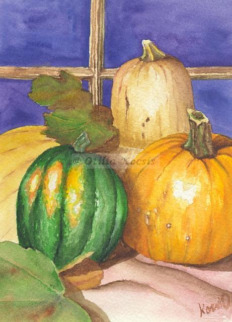 Three Cherries, watercolor, 5"x7": 45.00 US$